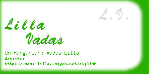 lilla vadas business card